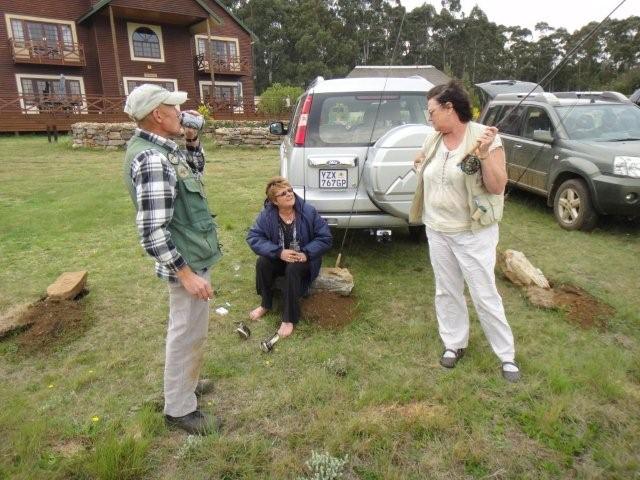 Discussing tactics at Greystone Lodge